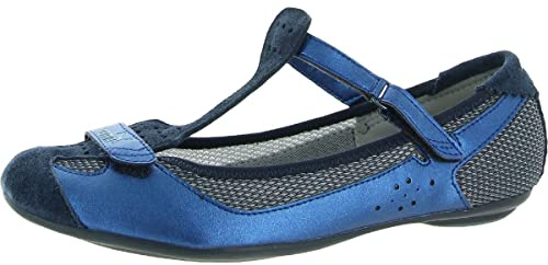 Puma Zandy T-Strap Womens Ballet Pumps/Shoes - Blue - SIZE UK 6