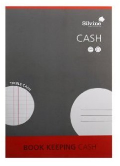 3x Silvine Book Keeping Pad A4 Treble Cash 32 Pages 16 Sheets