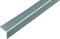Alberts 433024 Winkelprofil | selbstklebend | Kunststoff, Edelstahloptik | 1000 x 30 x 30 mm