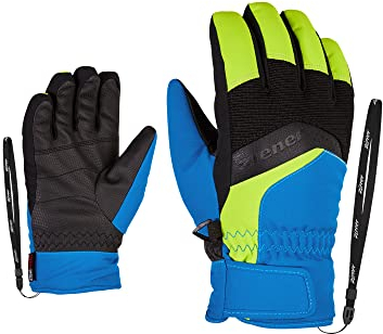 Ziener Jungen LABINO AS(R) Glove junior Ski-Handschuhe/Wintersport | Wasserdicht, Atmungsaktiv, Persian Blue, 4