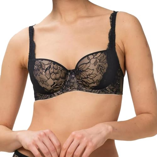 Triumph Donna Amourette Charm WHP02, Wired Padded Bra, BLACK, 6C
