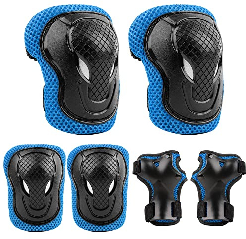 Protection Roller Enfant Genouillère Enfant Protection Trottinette Enfant Protection pour Patins à roulettes, Scooters, Vélos, Inline Skates