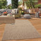 Teppich-Traum Outdoor Teppich außen wetterfest Sisal-Optik Garten Dachterrasse Balkon 200x290 cm