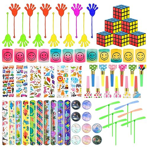 74 Giocattoli Regalo Compleanno Bambini, Riempimento di Borse Regalo, Pinata Misto Assortimento Giocattolo Per Ragazza Ragazzo Regalo di Natale Carnevale
