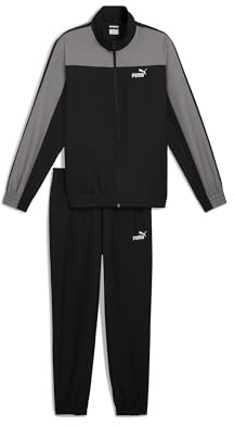 PUMA Unisex Woven Colorblock Tracksuit Gewebte Anzüge, PUMA Black,