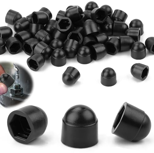 SWTYExt Lot de 40 capuchons en plastique pour écrous à chapeau M10 - Capuchons de protection pour vis hexagonales - Capuchons de protection pour écrous filetés - Largeur de clé 17 mm