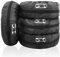 GOMETY Set di 4 borse per pneumatici, 18-23 pollici, impermeabile, antipolvere, per il trasporto e lo stoccaggio puliti, colore nero (diametro 80 cm/31 in)