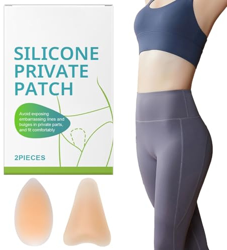 Besreey Protezione per biancheria intima da donna, inserto riutilizzabile senza cuciture, morbido silicone, dispositivo di protezione invisibile, per sport bikini, yoga e uso quotidiano