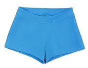 Capezio Big Girls' Boy Cut Low Rise Short,Columbia Blue,M (8-10)