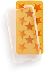 Lékué Vaschetta per cubetti di ghiaccio a forma di stella, colore: Giallo, 11 pezzi