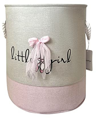 Bigepige Wäschekorb Faltbar, Aufbewahrungskorb Kinder, Körbe Aufbewahrung Spielzeugkorb Für Kinderzimmer Babyzimmer Deko Mädchen