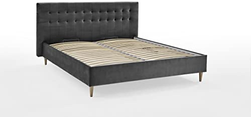 Atlantic Home Collection Veronika - Letto con contenitore e rete a doghe, 140 x 200 cm