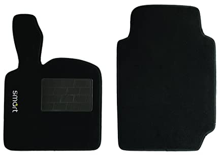Set Tappeti su Misura Auto Tappetini in Moquette con battitacco compatibili con Fortwo 450 e 451 dal 1998 al 2014