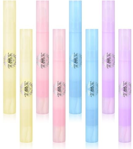 GGSTDDUP 8pcs Nail Polish Remover Pen Gel Nail Polish Corrector Pen Polish Cuticle Nail Edge Cleaning Pen with Cotton Tip for Nail DIY Design Nail Polish Clean Up Tool