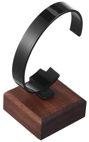 SAFIGLE UhrenstäNder Aus Walnussholz：Eleganter DisplaystäNder UhrenstäNder FüR Armbanduhren Schmuck & Uhrenaufbewahrung Mit C-Design FüR MäNner & Frauen