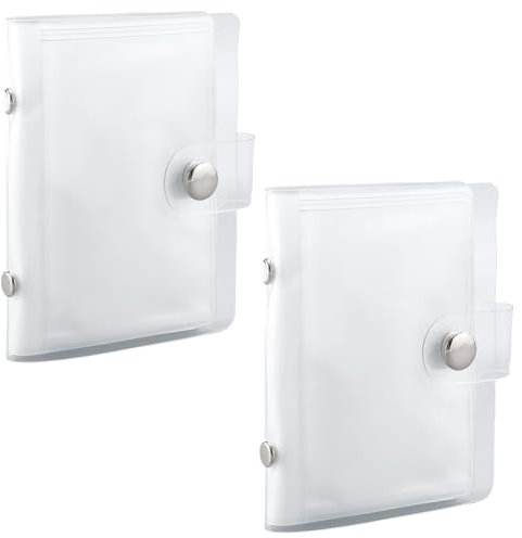 SOFPLATE 2 paquete de 36 bolsillos Miniálbum de Fotos Transparente Instax Film Polaroid Álbum de Fotos PVC Funda Tipo Cartera para Fotos de 3 pulgadas Fotos Recuerdos Soporte para Tarjetas Fotográfica