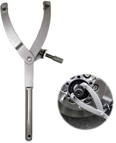 Llave de Embrague Variadora, Herramientas Embrague Moto, Llave de Volante Tipo Y para Embrague de Motocicleta, Herramienta Ajustable para Restauración y Mantenimiento de Motores Electromagnéticos