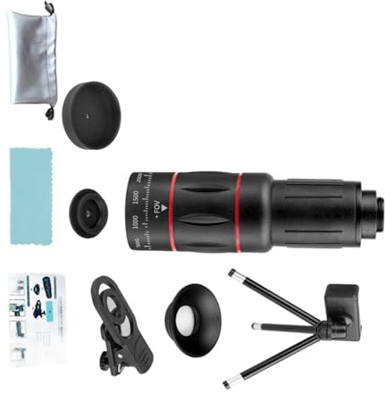 Fotografia Obiettivo 18/28/36/64X Teleobiettivo Per La maggior parte degli Smartphone Foto Video Prendere Telefono Esterno Lens Set