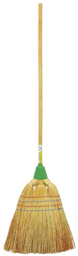 rama Scopa Saggina con Manico in Legno 140 cm