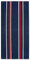 ZOLLNER Strandtuch - hautfreundliches und saugstarkes Badetuch in 100x200 cm - waschbar bis 60°C - Baumwolle - mit zeitlosen Streifen - Oeko Tex® Zertifiziert