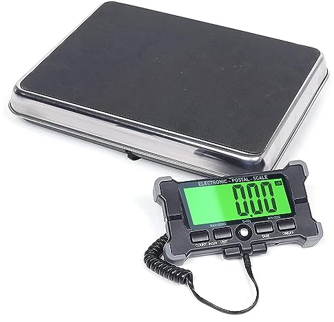 Bilancia digitale per spedizioni con display LCD, bilancia da lettere con funzione di conteggio, bilancia fino a 200 kg gkgoz Conversione per posta, imballaggio, spedizione, produzione o requisiti