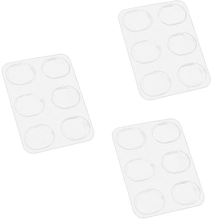 SUPVOX 18piezas Almohadillas De Autoadhesivas Para Batería Silenciadores Transparentes Para Reducción De Control De Overtone Para Snare