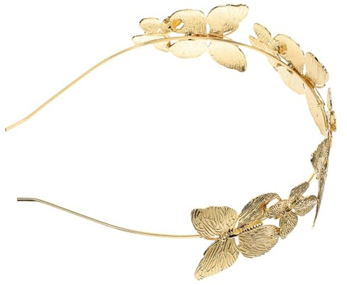 WOFASHPURET Fascia Sposa Capelli Cerchietto a Forma Di Metallo Design Elegante Cerchietti Accessori Per Donne Ragazze Uscite Feste Ballo Cosplay
