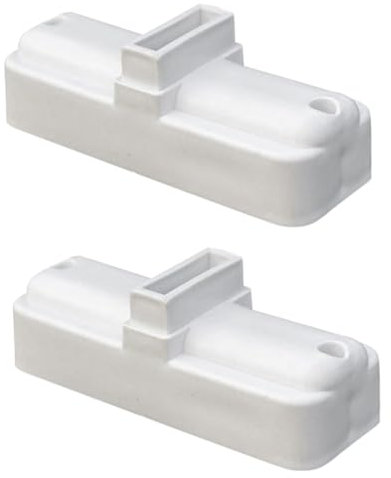 Milisten 2pièces Support De Clôture De Jardin Lot de Bases Rectangulaires pour Stabiliser Clôtures Et Bordures De Pelouse Accessoire Pratique pour Aménagement Extérieur