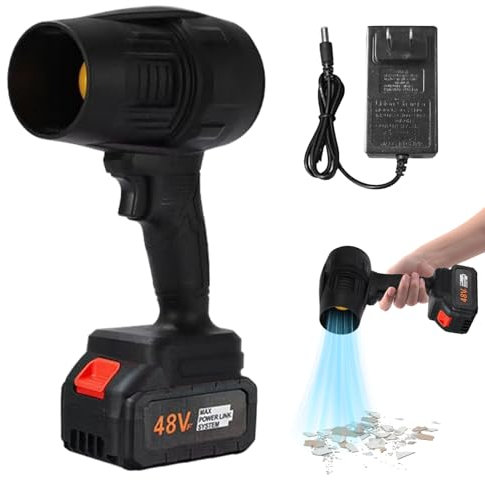 Soplador Inalámbrico, Soplador De Hojas Inalámbrico De Mano, Soplador De Aire Comprimido, Ventilador De Litio Violento Que Sopla Agua, Secador De De Alta Potencia