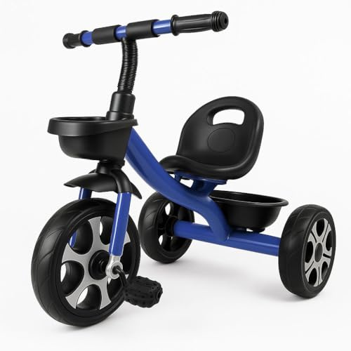 Foryourlittleone Kids Trike Venture Tricycle Baby Push Bike | Age 18 Months to 6 Years | Gift Toddler Tricycles (Blue)