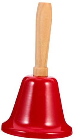 TOBBOMEY Campana De Papá Noel Metálica para Restaurante Adorno Navideño para Despensa Timbre De Atención Al Cliente para Hotel Decoración De Navidad para Escritorio