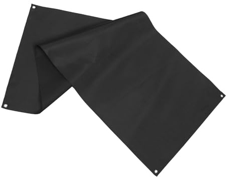 GLEAVI Rete di Arresto per Frecce 1 Mm Spessa in Poliestere Nero Bordi Rinforzati, Barriera di Protezione per Tiro L'Arco Ricurvo e Composto, Rete da Battuta Portatile per Allenamento
