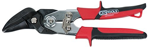 KS Tools 118.0045 Figuren-Durchlaufschere, rechtsschneidend