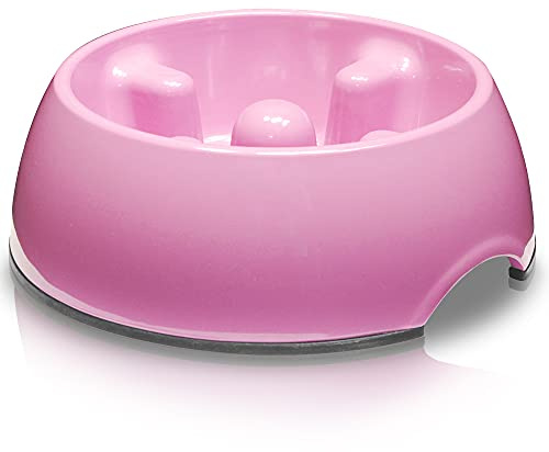Dogit Anti-Gulping Bowl Small Pink