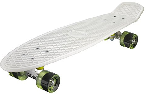 Ridge 27 Glow in the dark 69cm Mini Cruiser Skate Skateboard Planche a Roulettes Complet avec 12 Couleurs de Roues
