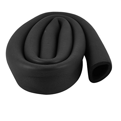 sourcing map esponja de espuma aislante del tubo de aire acondicionado 1,5 metros 32mmx 9mm negro