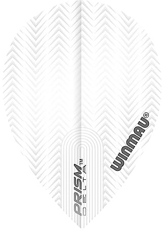Winmau Darts Sport Prism Delta Birne Flights Pack 10 - Weiß, One Size