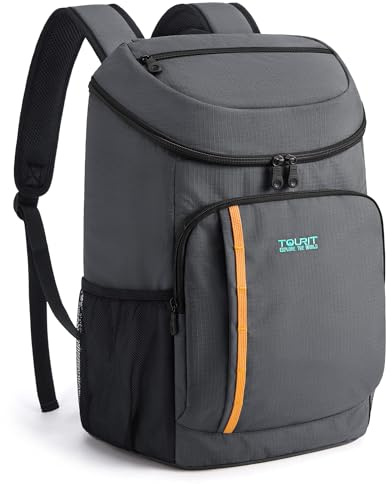 TOURIT Cooler Backpack 30 Cans Lightweight Insulated Backpack Cooler Leak-Proof Soft Cooler Bag Large Capacity for Men Women to Picnics, Camping, Hiking, Beach, Park or Day Trips