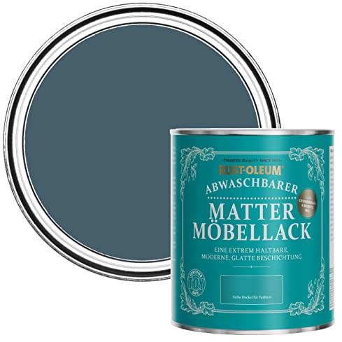 Rust-Oleum Blue Furniture & Skirting Board Paint in Matt Finish - Blueprint 750ml
