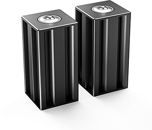 ERYUE Kit Rullo Rotante R3,R3 Supporto per rulli rotanti Blocco di Estensione per ripiano per Asciugamani Struttura Completamente in Metallo per Grandi Oggetti Tavole di Legno Skateboard Cartellone