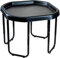 Easy Shopping® Small Mixing Tray 70cm with Stand, in Mixing Trays with Black Metal Stand, Trays made in Plastic for Playing Sand Pool Pit Water Games garden & beach (Black)