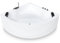 AQUADE Acryl Eckbadewanne 150x150 cm Modell: Koblenz/Kassel Badewanne Komplettset - Wählen Sie Ihre perfekte Wanne: Ab-Überlauf mit Zulauf, Wannenrandarmatur, Nackenkissen, LED