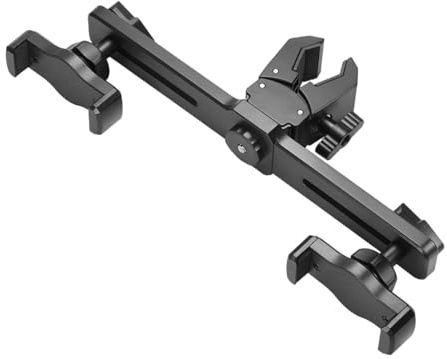 AsrMyjcx Supporto per Telefono, Morsetto per Smartphone, Attacco a Clip Leggero, Supporto per treppiede per Telefono, per Vlog, treppiede, Live, Doppio