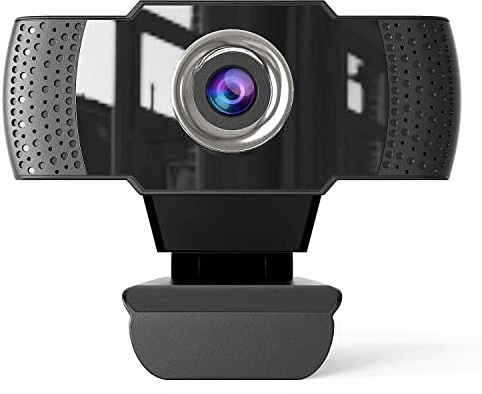 SUNKONG Cámara Web HD 1080p con micrófono, cámara Externa USB para Ordenador de sobremesa, Mac, vídeo, conferencias, Skype, Xbox One, Youtube, OBS