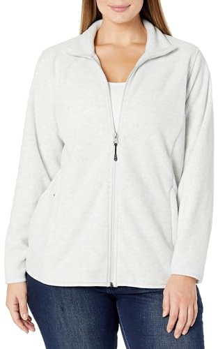 Amazon Essentials Mujer Chaqueta de Forro Polar Suave con Cremallera Completa y Corte clásico (Disponible en Tallas Grandes)