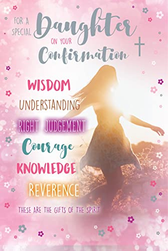 For A Special Daughter On Your Confirmation Day Card Lovely Verse