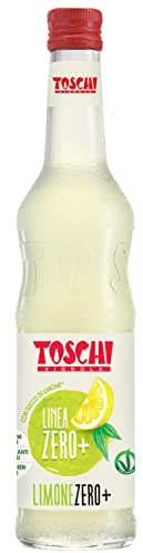 Toschi Zero+ Sciroppo Senza Zuccheri al gusto di Limone in Bottiglia di vetro da 560 ml
