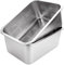 ASelected 2 PCS Washing Up Bowl & Strainer Bowl, 304 Stainless Steel Large Rectangular 10 Litre Colander Mixing Bowl Set, Washing Basin, Dishtub, for Vegetable Fruit Food Preparing, 33x24x15cm
