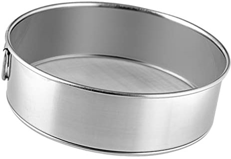 UTHCLO De De Acero Inoxidable para Hornear Colador Redondo De Malla Fina para Colar Cocina o Hogar