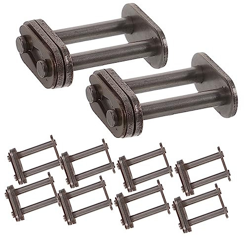 KICHOUSE 10Pièces Maillons de Chaîne de Transmission à Double Rangée Attaches pour Vélo Installation Facile et Durable